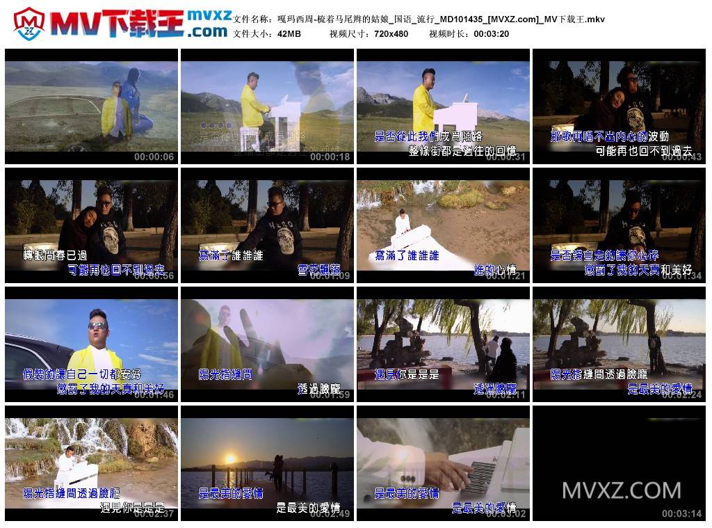 嘎玛西周-梳着马尾辫的姑娘_国语_流行_MD101435